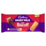 Cadbury Dairy Milk Lotus Biscoff Chocolate Slab 95G