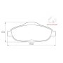 Peugeot Kbc Brake Pads Front For MINI - Spares Direct