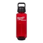 Milwaukee PACKOUT 1420ML Plastic Bottle Chug Lid Red
