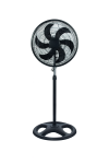 18" Heavy-duty Stand Fan Adjustable Height High-speed Cooling For Workspaces & Homes