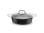 Titanium Series Non-stick Chef's Pan With Glass Lid 30CM