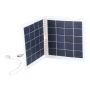 Portable Solar Charger 2 In 1 Foldable Waterproof Panel For Outdoor Travel