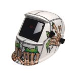 Matweld Auto Darkening Welding & Grinding Helmet White