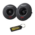 Pioneer TS-B1010PRO Pro Shuriken Series 4 150W Bullet Tweeters & Keyring