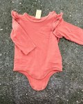 Cotton On Purple Frilly Baby Grow 3 6M