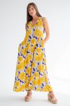 Clara Dress Sun Burst - L