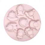 4AKID Cute Round Silicone Baking Mould - Aliens