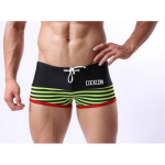 Cockcon Striped Trunks Green
