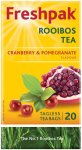 Freshpak Rooibos Cranberry & Pomegranate Flavoured Tea Box