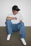 Oversized Fit Cotton T-Shirt - Light Grey Marl