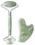 Jade Crystal Facial Roller & Gua Sha Set