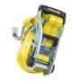 Smartstraps - 9M Heavy Duty Double "j" Hook Tie Down Ratchet - Yellow