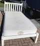 Single Wooden Bed Frame With Mattress