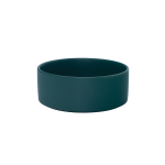Round Ceramic Bowl Green - Dog Bowl - Medium