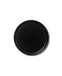 - Flat Stackable Dinner Plate Choose From 4 Colours - Semi Matt Black