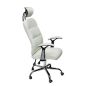 White Office Chair - Shubs Reclining Office Chair With Head And Arm Rests