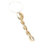 Goldair Gold Pendant Oval Choker Necklace