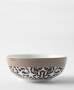 Leopard 22.5CM Salad Bowl - White & Brown