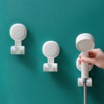 Suction Cup Shower Head Holder Of Adjustable Height