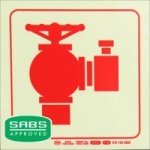 Parrot Photoluminescent 190MM Safety Sign - F30 - Fire Hydrant