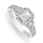 Chet Sterling Silver & Cubic Zirconia Duchess Ring