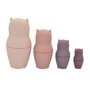 Nesting & Stacking Cat Baby Toy Pink
