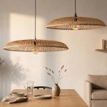 Umbra Natural Rattan Pendant Light