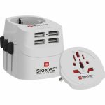 Skross Pro Light USB 4XA World Travel Adapter