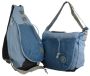 Fino Mesh Messnger Bag SK-BKP5002/MESH & Mesh Body Bag SK-BKP5003/MESH Value Pack - Sky Blue & Grey