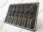 Waterproof Switch Panel 6 Gang