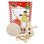 Snowman Pendants 2 PC Diy Christmas Crafts