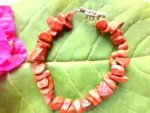 Red Jasper Large Chip Stone Bracelet