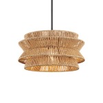 Ripple Raffia Pendant Light - Large
