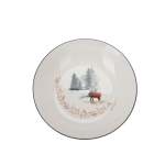 Plate Deep Porcelain. 20X4.5CM - Reindeer