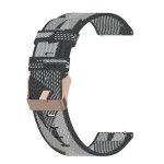 Kd Quick Release 18MM Nylon Strap – Grey Stripes