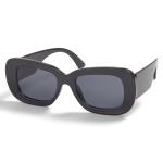 Black Square Temple Detail Sunglasses