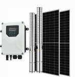 D3 – 1500W Dc Solar Borehole Water Pump Max Head 135M-MAX Vol 4800L H