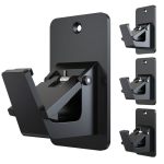 Adhesive No Drill Curtain Rod Brackets - Heavy Duty 30LB Holders For Bathroom Bedroom Kitchen Universal Damage-free Window Rod H