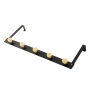 5 Hook Folding Door Hook With Wooden Knobs