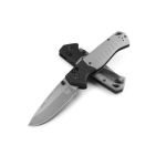 Psk Axis-assist Tempest Grey storm Grey Grivory Handle With Gunmetal Grey Cerakote Blade Finish