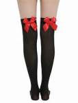Knee High Stockings With Bow