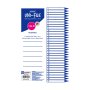 Marlin File Dividers / Indexes 160GSM Bright Board: 1 To 31 - Pack Of 10