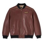 Men’s 120TH Anniversary Leather Jacket – Rum Raisin Leather