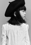 Long-sleeved Velour Top - White