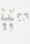 PoP Candy Hat Sock & Mitten Set - Grey & White