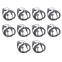 2PIN Ptt Headphones Earpiece Compatible With Motorola Walkie Talkie