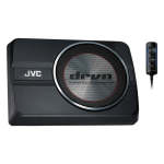 JVC CW-DRA820CM 8" Compact Powered Subwoofer