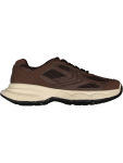 Brown Mesh Panel Sneakers - 4 Brown