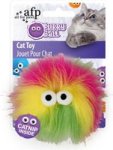 Furry Ball Fluffy Ball Cat Toy Yellow