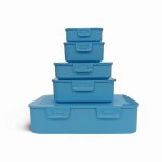 5 Piece Container Set Blue
